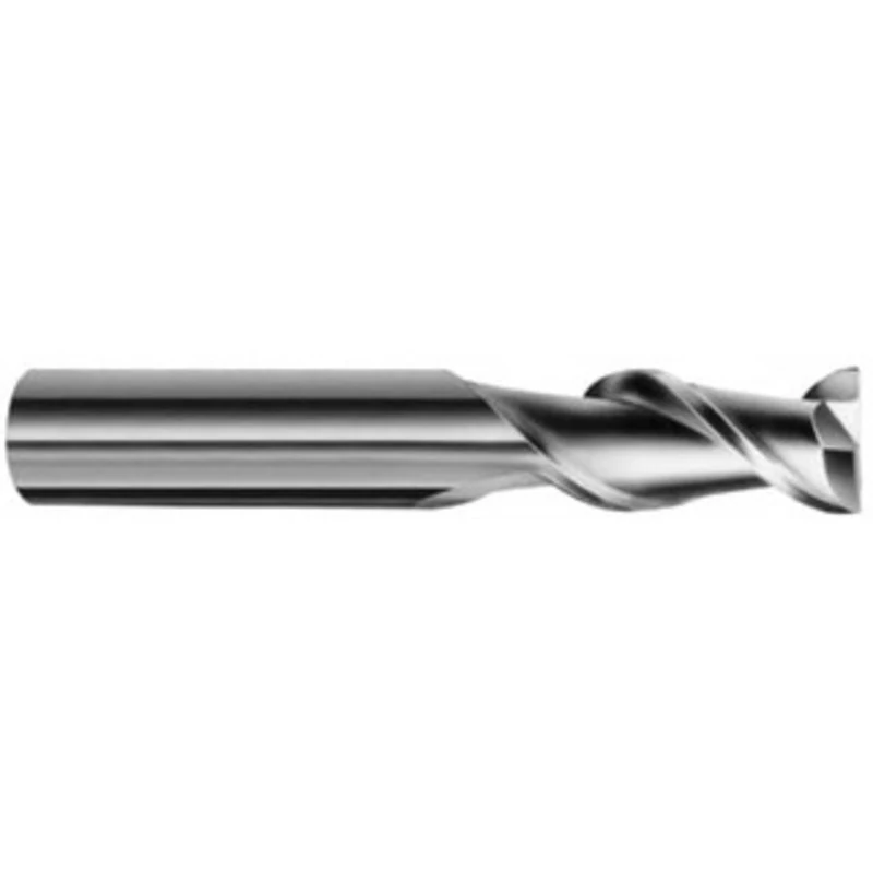 KYOCERA SGS 1, 2 LOC, 1 Shank Diam, 4-1/2 OAL, 2 Flute, Solid Carbide Square End Mill Single End, Uncoated, Spiral Fl...